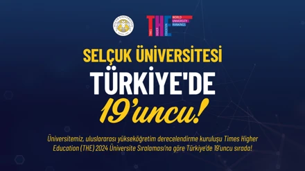 Selçuk Üniversitesi, THE sıralamalarında önemli başarı elde etti